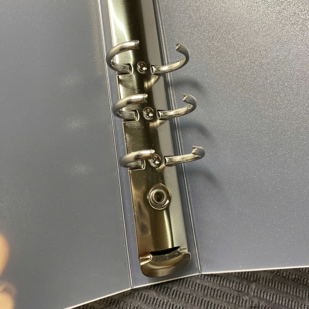 Transparent Nail Art Binder | Press On Nails Storage Book | Clear Ring Binder Album | Professional Nail Display Organizer