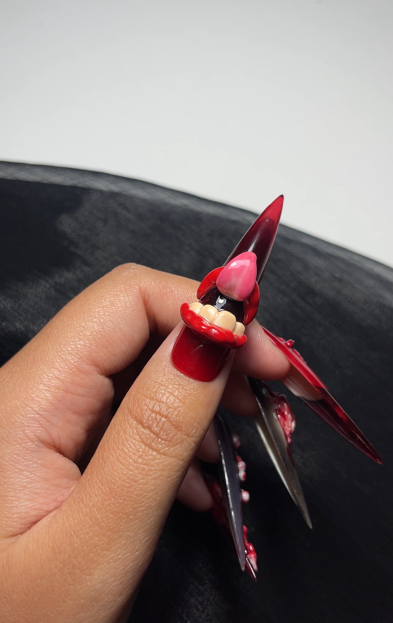 Halloween Gore Press On Nails | Bloody 3D Nail Art | Horror Anatomical Heart Nails | Creepy Eyeball Nails | Gothic Fake Nails |