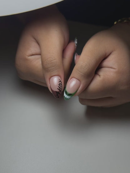 Cowgirl Western Press On Nails | Woody Buzz Alien Cow Print Nails, Cute Cartoon Nail Set, Gift for Her OB437LG