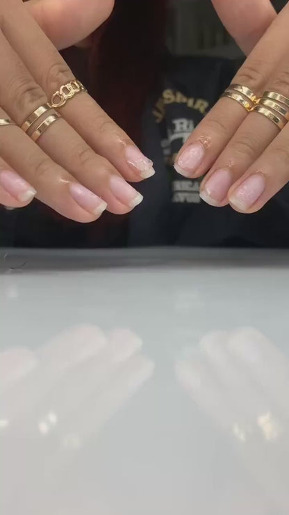 Holiday Sparkle Press On Nails | Red And White Crystal Embellished Acrylic Nails | Winter Wonderland Fake Nails | Luxury Christmas | HB624YC