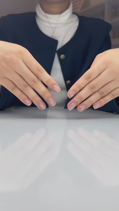 Christmas Party Press On Nails | Gingerbread Man & Holiday Stripes Nail Art | Snowflake Accents Acrylic Nails | Festive Nails | HB635YK