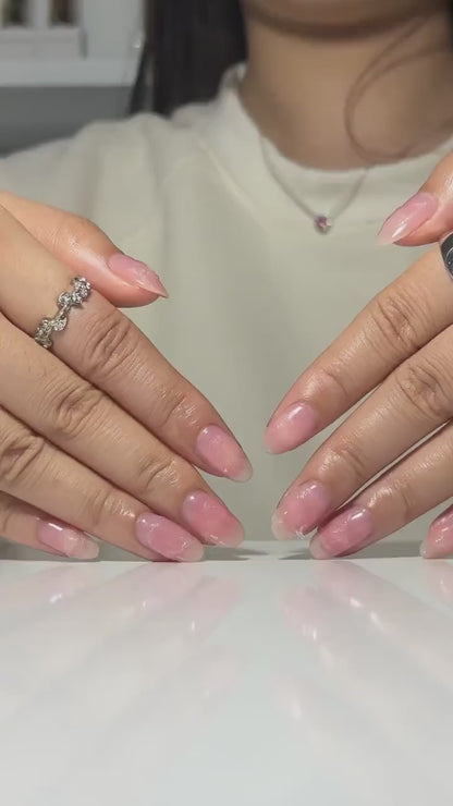 Abstract Blue Press On Nails | Modern Art Face & Clock Nails | Graphic Cartoon Nail Art | Star Stripe Nails | Handmade Press Ons | JB334IK